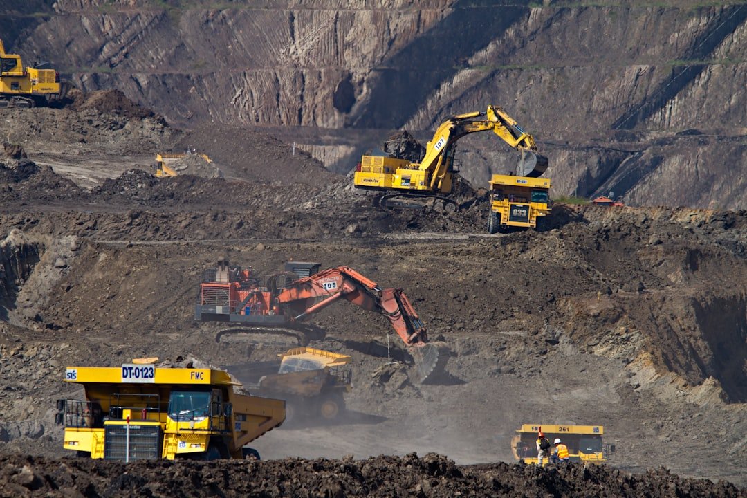 Large industrial mining site representing critical minerals supply chains