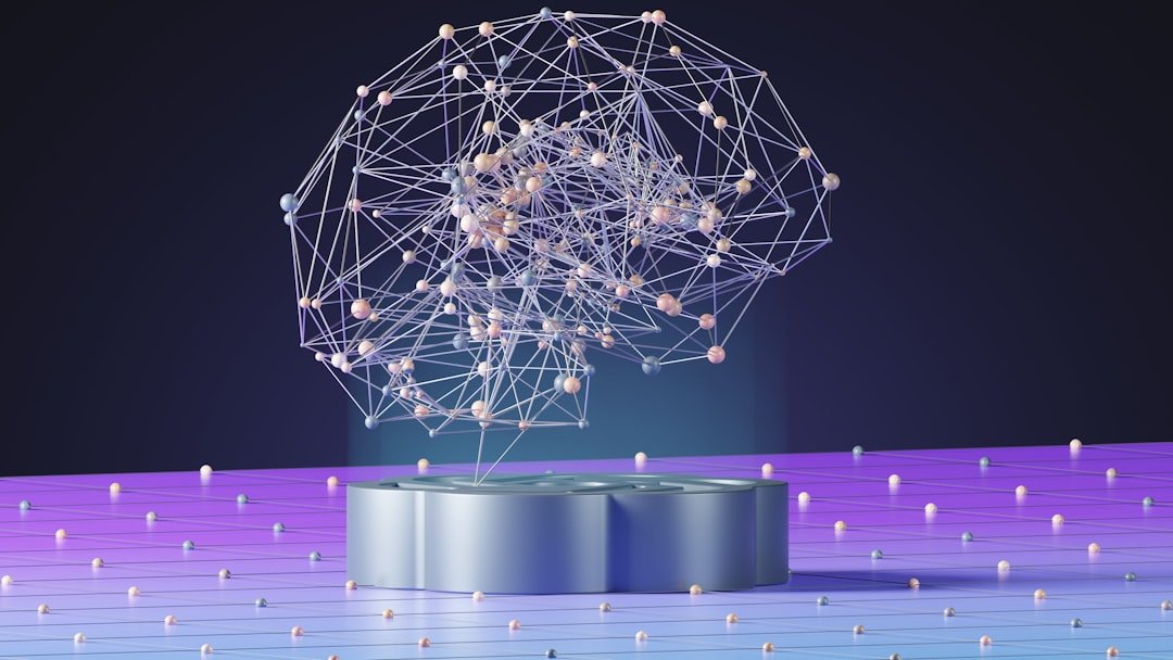 Abstract connected digital sphere representing global AI governance