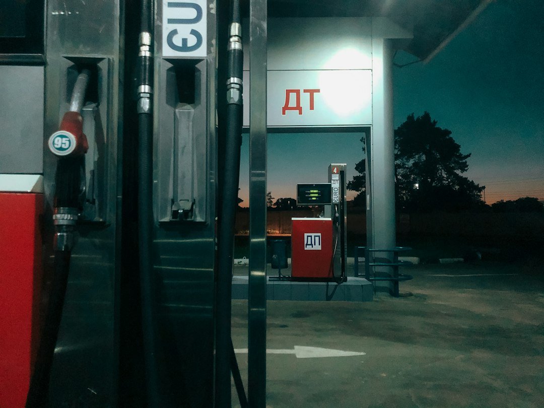 A petrol station representing civilian fuel infrastructure. Photo: Tetiana Shevereva/Unsplash