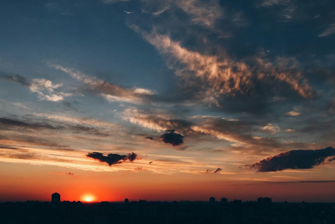 An open Ukrainian landscape beneath the sky