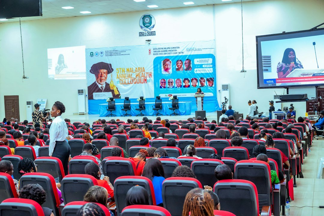 A large international conference discussing global information challenges
