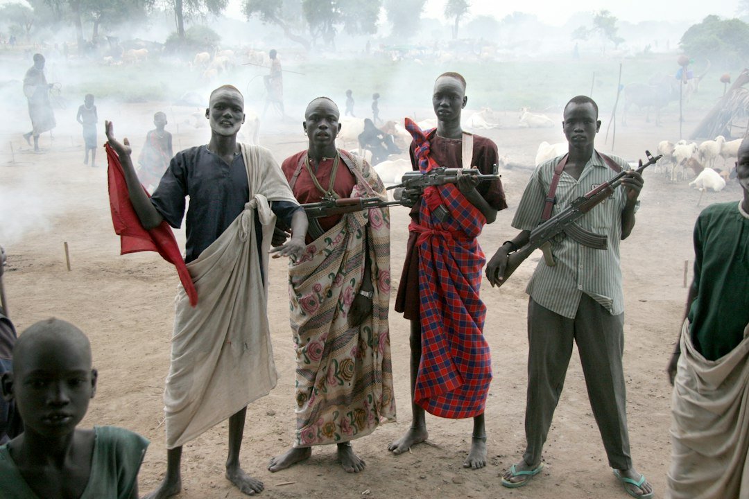 People in South Sudan, accompanying coverage of regional conflict and humanitarian needs