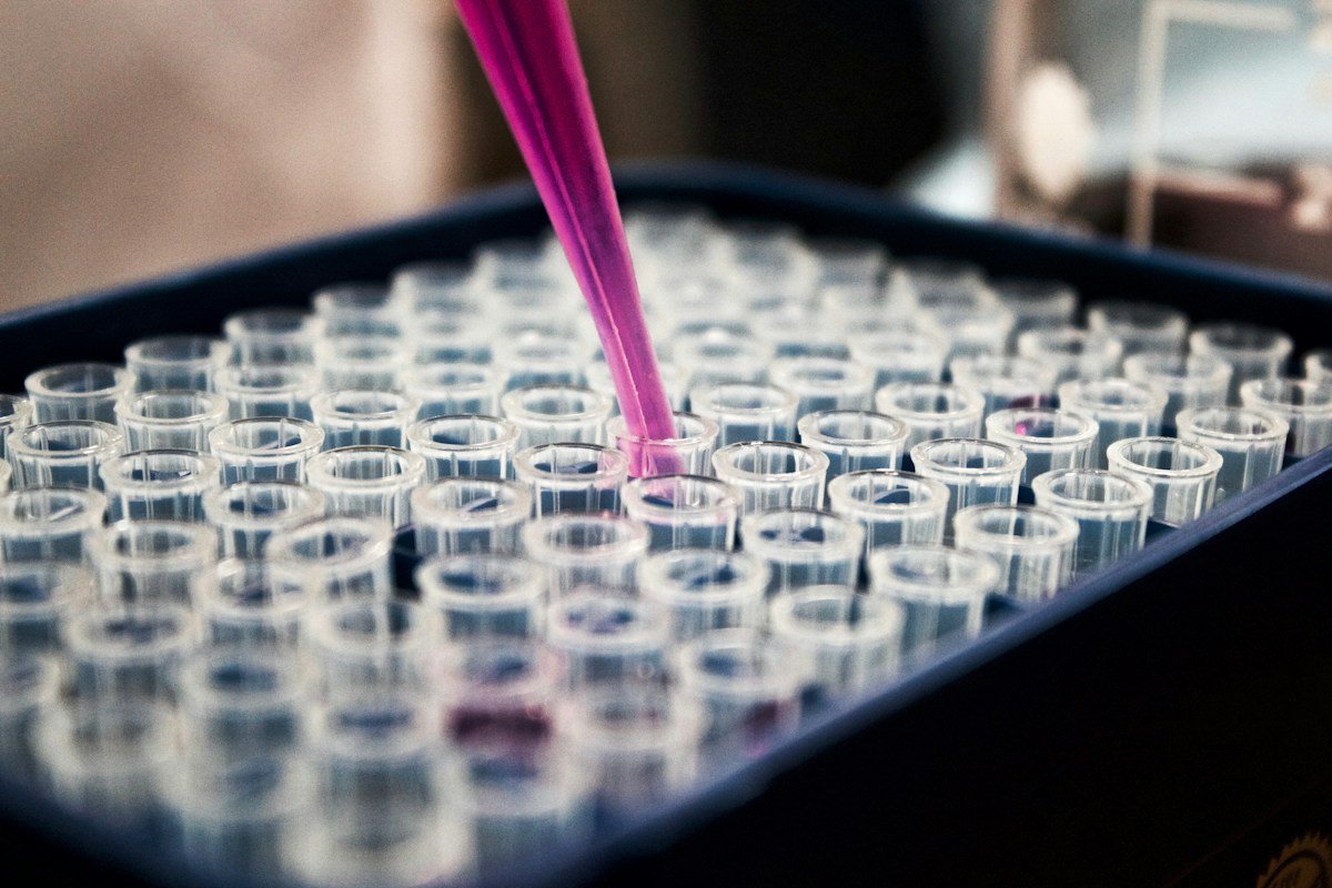 Illustrative laboratory equipment; not a photograph of Darfur or the reported mission.